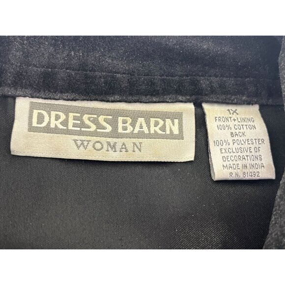 Vintage Dress Barn Embroidered Christmas Tree Vest Xmas Women's 1X Holiday Gifts - Picture 4 of 5